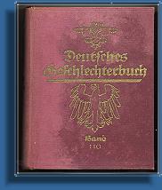 Deutsches Geschlechterbuch Band 110, aus dem Jahr 1940